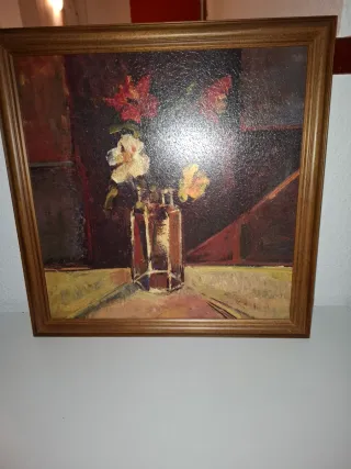 Cuadro Bodegón Floral Jarron