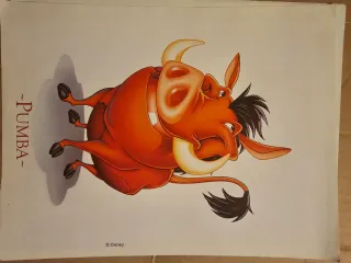 Láminas Vintage El Rey León Disney