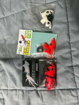 6 Pesos para pesca EGI SINKER 20g