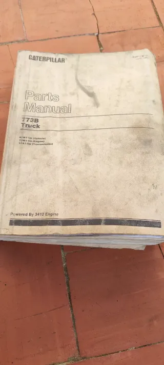 Manual de Piezas Caterpillar 773B Truck