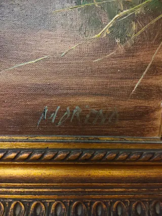 Urge vender!! Cuadro al óleo paisaje rural