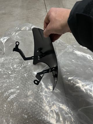 Cúpula negra para moto