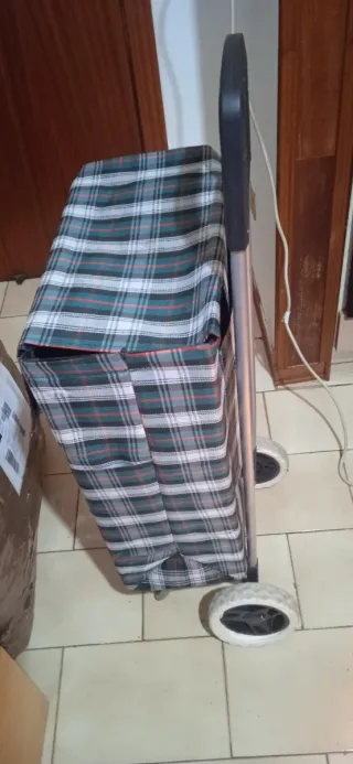 Carrello per la spesa a quadri