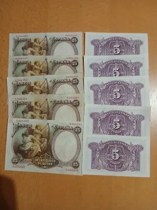 Lote de 30 Billetes españoles.