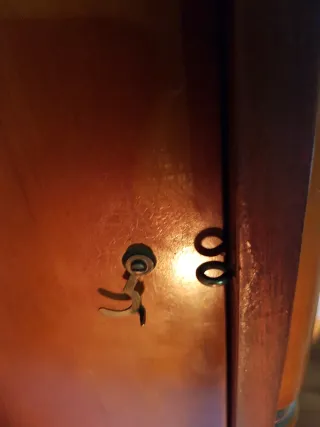 Hornacina madera tallada para colgar en pared.