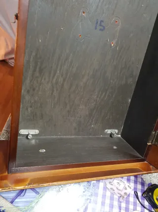 Hornacina madera tallada para colgar en pared.