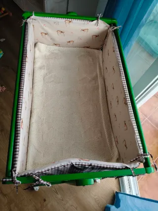 Minicuna con colchón
