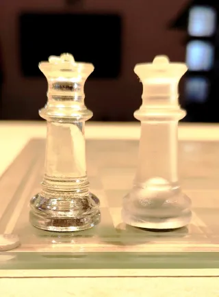 Ajedrez de Vidrio Grande