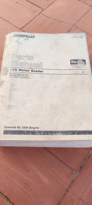 Manual de Piezas Caterpillar 14G