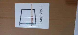 2 Scaffali in Legno di Mandorlo e Metallo