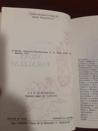 Obras Inmortales – Plutarco (tapa dura, EDAF)