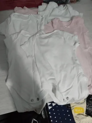 Pack 6 Bodys Bebé Manga Corta