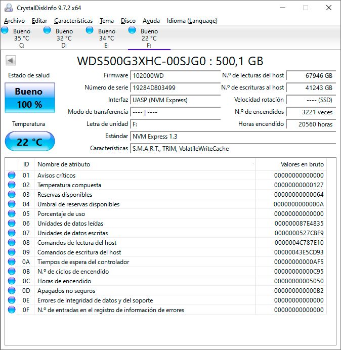 WD Black SN750 NVMe SSD 500GB afbeelding 4