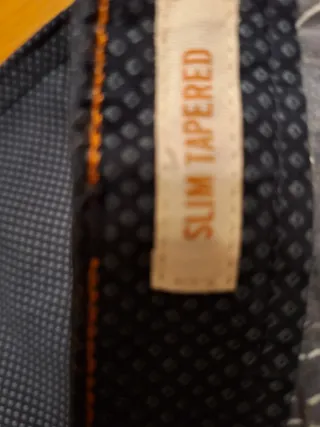 Pantalón Docker Hombre Talla M Azul Estampado