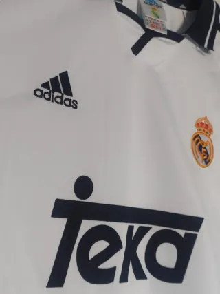 Camiseta Real Madrid 2000-01 Figo XL