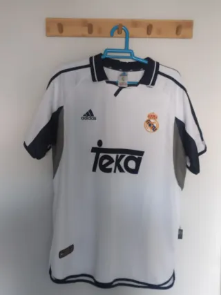 Camiseta Real Madrid 2000-01 Figo XL