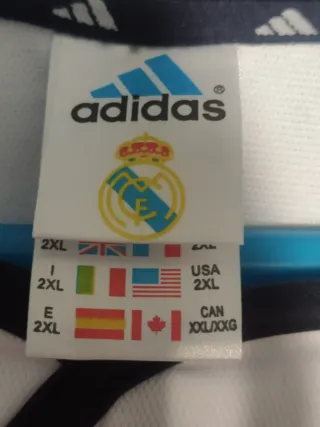 Camiseta Real Madrid 2000-01 Figo XL