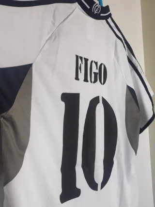 Camiseta Real Madrid 2000-01 Figo XL