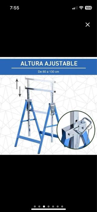 Caballetes regulables