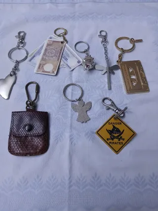 Set 8 portachiavi vintage