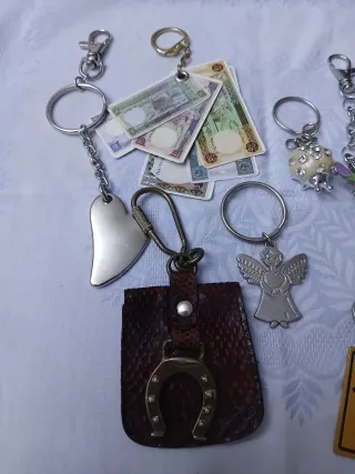 Set 8 portachiavi vintage