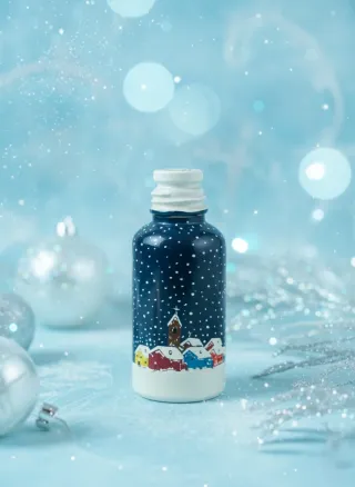 Boccetta Ceramica Vintage Natale 1979