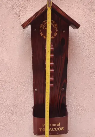 Porta Pipe da parete in legno