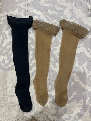 Lote 3 pares medias Golden Lady nuevas Talla Única