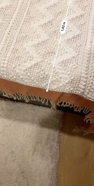 Coberta de crochê / Peseira