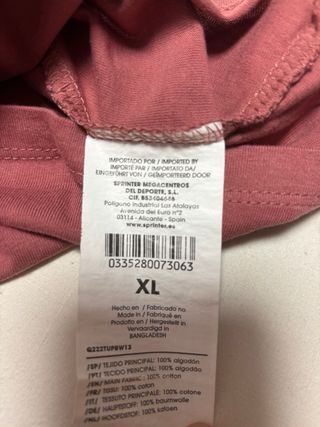 Camiseta manga corta