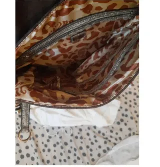 Borsa Guess Messenger Vintage - Interno Leopardato