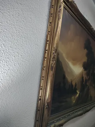 6 cuadros con marcos dorados - venta por separado