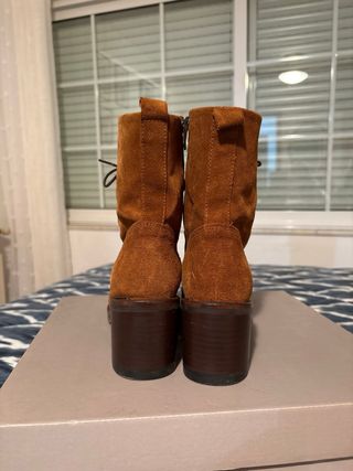 Botas Gloria Ortiz Serraje Marrón Talla 37