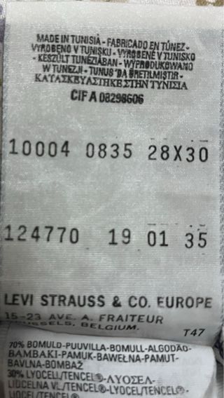 Levi's Engineered Mujer 28x30