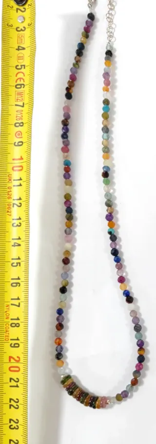 Collar Turmalinas Naturales Plata