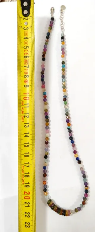 Collar Turmalinas Naturales Plata