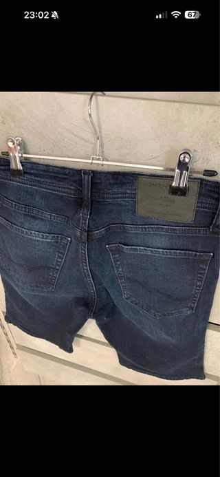 Bermudas Jack & Jones Talla M/38/10 Desgastadas