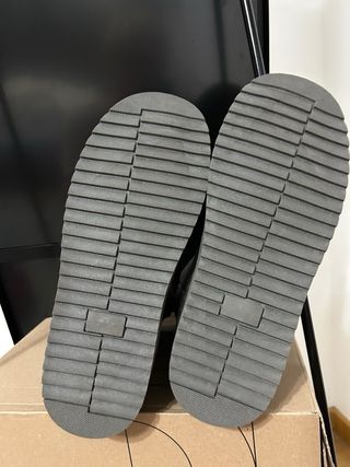 Botines grises con forro de pelo