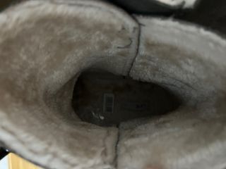 Botines grises con forro de pelo