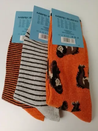 Lote 3 pares calcetines lana hombre