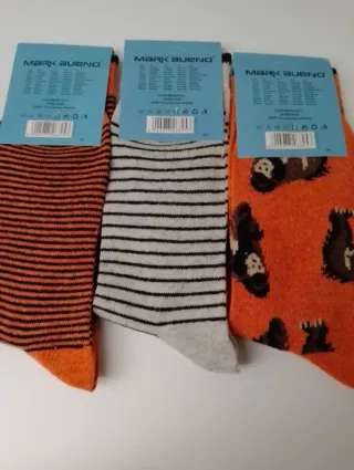 Lote 3 pares calcetines lana hombre