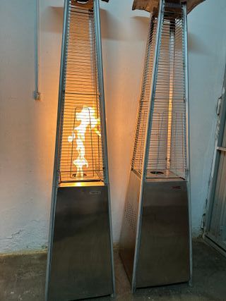 Calefactor de gas piramidal