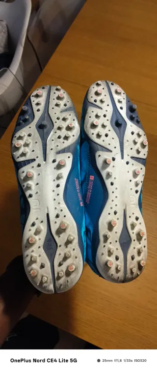 Botas de fútbol Kipsta azules