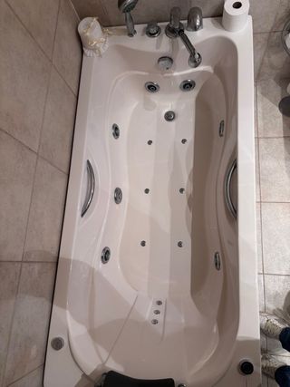 Bañera Hidromasaje Acrílico Blanca