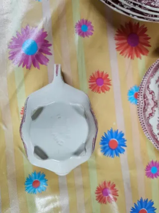 Lote de 6 piezas Vintage Johnson Bros Rosa