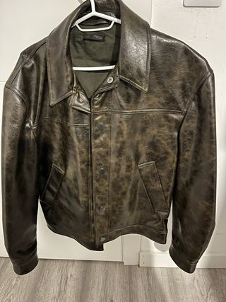 Chaqueta Zara Hombre Talla S Marrón
