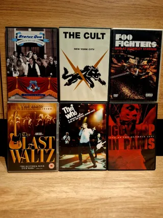 6 DVDs Rock Clásico