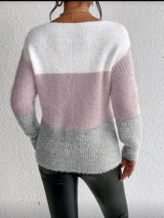 Jersey de mujer tricolor