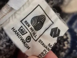 Cardigan vintage unisex Norvegese pura Lana