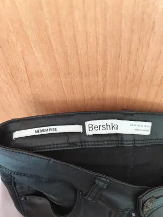 Pantalones de cuero negros